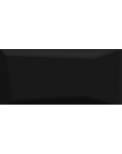 Керамическая плитка Evolution рельеф черный EVG232 настенная 20х44 см Cersanit