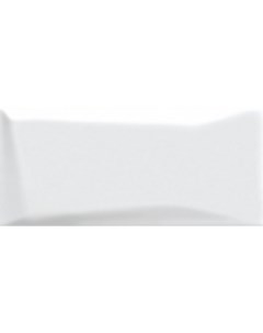Керамическая плитка Evolution рельеф белый EVG052 настенная 20х44 см Cersanit