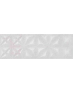 Керамическая плитка Apeks рельеф светло серый ASU522D настенная 25х75 см Cersanit