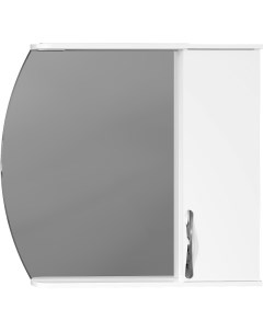 Зеркало со шкафом Laguna 85 R 7734 с подсветкой Белое Avanti