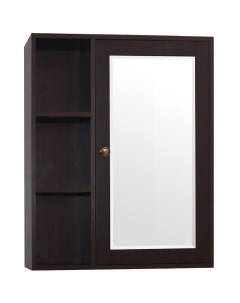 Зеркальный шкаф Кантри 65 Венге Style line