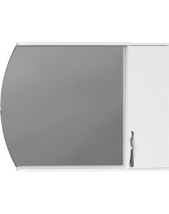 Зеркало со шкафом Laguna 105 R 7735 с подсветкой Белое Avanti