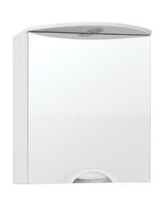 Зеркальный шкаф Жасмин 2 Люкс 60 ЛС 00000216 с подсветкой Белый Style line