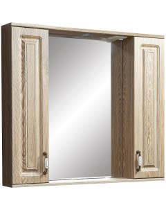 Зеркало со шкафом Кармела 90 С SP 00000183 с подсветкой Карпатская ель Stella polar