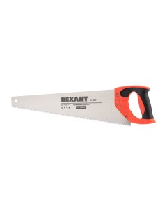 Ножовка по дереву Зубец 12 8215 500 мм 7 8 TPI каленый зуб 2D двухкомпонентная рукоятка Rexant
