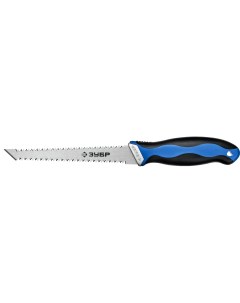 Мини ножовка Гипрок 15178_z02 выкружная для гипсокартона 150 мм с двухсторонним лезвием Мини ножовка Зубр