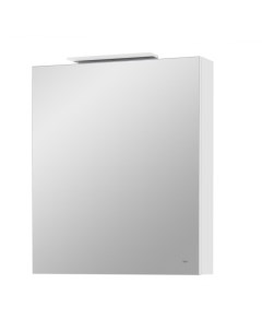 Зеркальный шкаф 857645501 Oleta 600мм с Led светильником левый белый матовый Roca