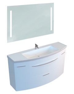 Мебель для ванной Лонг 140 белая De aqua