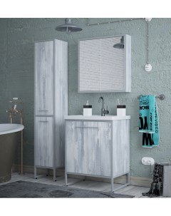 Мебель для ванной Айрон 60 серый арт Corozo