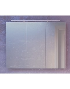 Зеркальный шкаф 98 6х75 см белый глянец Great Gre 03 100 W Raval