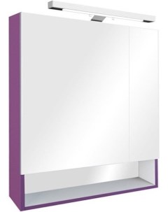 Зеркальный шкаф фиолетовый 80x85 см The Gap ZRU9302753 Roca