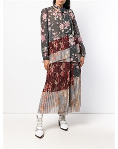 Zimmermann плиссированная юбка с цветочным принтом Zimmermann