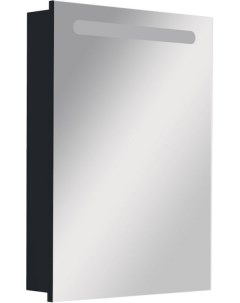Зеркальный шкаф черный глянец 60 6х81 см L Victoria Nord Black Edition ZRU9000098 Roca