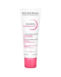 Sensibio Насыщенный крем для чувствительной кожи Defensive 40 мл Bioderma