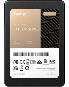 SSD жесткий диск SATA 2 5 480GB 6GB S SAT5210 480G Synology