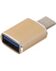 GCR Переходник USB Type C на USB 3 0 M AF золотой GCR 52301 Green connection