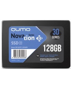 Твердотельный накопитель SSD 2 5 128 Gb Q3DT 128GAEN Read 560Mb s Write 540Mb s 3D NAND TLC Qumo