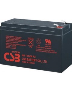 Аккумулятор HR1234W F2 12V9Ah Csb