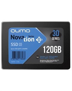 Твердотельный накопитель SSD 2 5 120 Gb Q3DT 120GSCY Read 560Mb s Write 540Mb s 3D NAND TLC Qumo