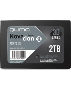 Твердотельный накопитель SSD 2 5 2 Tb QM Novation Read 560Mb s Write 520Mb s 3D QLC NAND Q3DQ 2TSCY Qumo