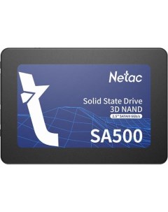Твердотельный накопитель SSD 2 5 1 Tb SA500 Read 530Mb s Write 475Mb s 3D NAND TLC NT01SA500 1T0 S3X Netac