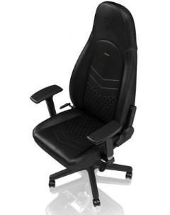 Кресло для геймеров ICON Real Leather чёрный Noblechairs