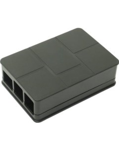 RA186 Корпус Black ABS Plastic Case Brick style w Camera cable hole for Raspberry Pi 3 B RASP1787 49 Acd