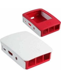 RA129 Корпус Red White ABS Plastic case for Raspberry Pi 3 B B аналог арт 54201 RASP1952 RA129 Корпу Acd