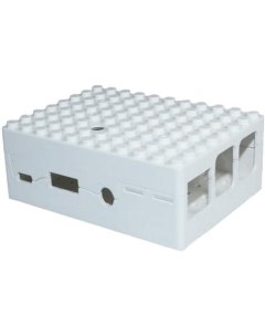 RA181 Корпус White ABS Plastic Building Block case for Raspberry Pi 3 B B CBPIBLOX WHT 494279 Acd