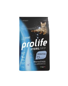 Корм для кошек для стерилизованных с чувствительным пищеварением белая рыба картофель рис сух 1 5кг Prolife