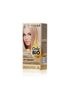 Крем краска для волос 9 3 Жемчужный Блонд 115мл Only bio color