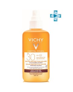 Солнцезащитный двухфазный спрей активатор загара SPF 30 200 мл Ideal Soleil Vichy