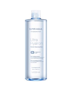 Мицеллярная вода Ultra Hyalron 500 мл Super Aqua Missha