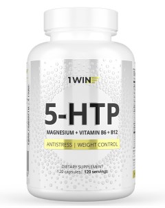 5 HTP с магнием и витаминами группы В в капсулах 120 капсул Aminoacid 1win
