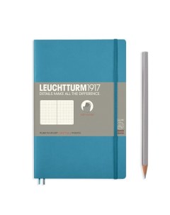 Записная книжка Leuchtturm Paperback В6 в точку нордический синий 123 страниц мягкая обложка Leuchtturm1917