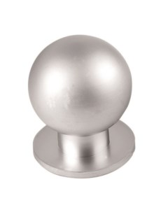 Ручка кнопка мебельная ZY 108 серебро 303032 Trodos