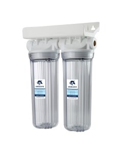 Колба фильтра для воды Slim Line 10 3 4 для холодной воды двойная 2 ступ FH2P 3 4 DUO Unicorn