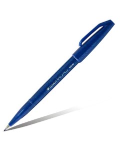 Фломастер кисть Brush Sign Pen цвет синий Pentel