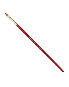 Кисть синтетика 4 овальная язык Oro Rosso 756 короткая ручка Pinax