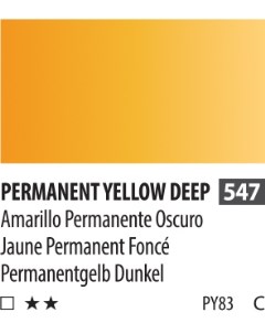 Акварель ShinHanart PWC extra fine 15 мл 547 Темно желтый перманентный Shinhan art international inc.