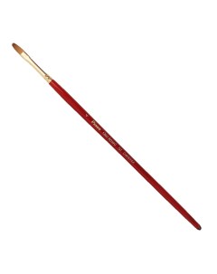 Кисть синтетика 4 овальная Oro Rosso 757 короткая ручка Pinax