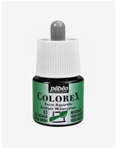 Чернила акварельные Colorex 45 мл 43 Зеленый мох Pebeo