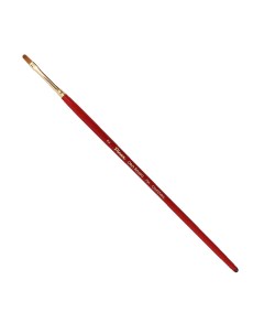 Кисть синтетика 2 плоская Oro Rosso 754 короткая ручка Pinax