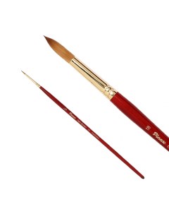 Кисть синтетика круглая Oro Rosso 751 короткая ручка Pinax