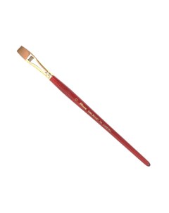 Кисть синтетика плоская Oro Rosso 754 короткая ручка Pinax