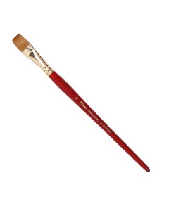 Кисть синтетика 16 плоская Oro Rosso 754 короткая ручка Pinax