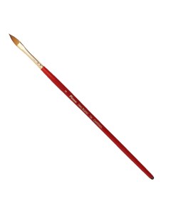 Кисть синтетика 6 овальная язык Oro Rosso 756 короткая ручка Pinax