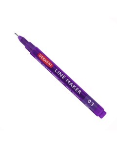 Ручка капиллярная LINE MAKER 0 3 мм фиолетовый Derwent