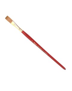 Кисть синтетика плоская удлиненная Oro Rosso 755 короткая ручка Pinax