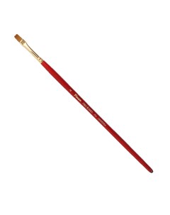 Кисть синтетика 4 плоская Oro Rosso 754 короткая ручка Pinax
